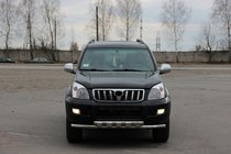 Toyota Land Cruiser Prado 120 2002–2009 Přední ochranný rám ST015 (nerez) fotografie 2