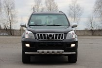 Toyota Land Cruiser Prado 120 2002–2009 Přední ochranný rám ST015 (nerez) fotografie 3