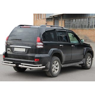 Zadní dvojité rohy AK003-1 (2 ks, nerez) Toyota Land Cruiser Prado 120 2002–2009 fotografie 4