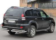 Toyota Land Cruiser Prado 120 2002–2009 Zadní dvojité rohy AK003-1 (2 ks, nerez) fotografie 4