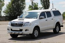 Toyota Hilux 2006–2015 Přední ochranný rám ST015 (nerez) fotografie 2