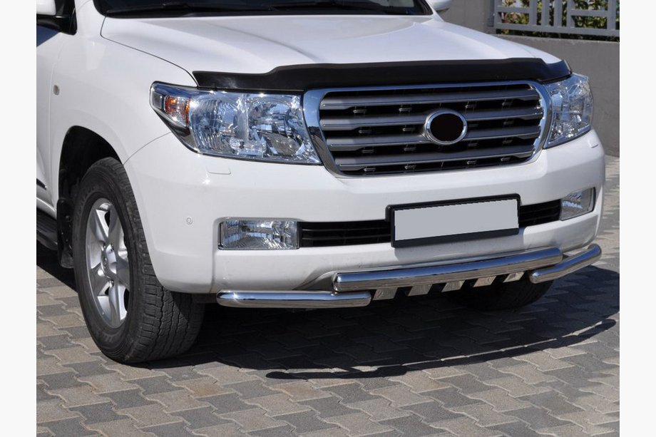 Toyota Land Cruiser 200 2007–2021 Přední ochranný rám ST015 (nerez) Image