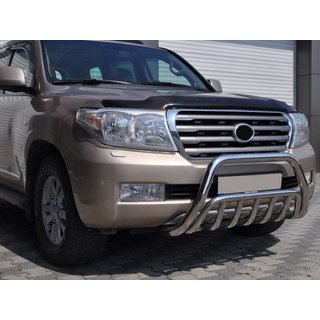 Přední ochranný rám WT002 (nerez) Toyota Land Cruiser 200 2007–2021 fotografie 1