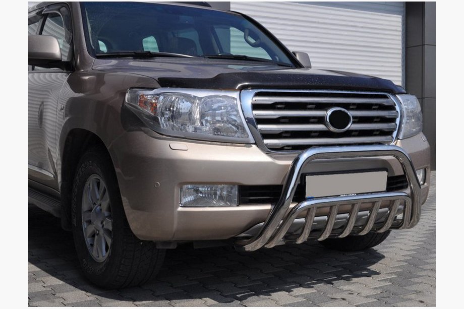 Toyota Land Cruiser 200 2007–2021 Přední ochranný rám WT002 (nerez) Image