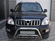 Toyota Land Cruiser Prado 120 2002–2009 Nízký přední ochranný rám WT002 (nerez) fotografie 1
