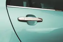 Daihatsu Sirion 2005–2015 Chromové kryty klik dveří (4 ks, nerez) fotografie 1