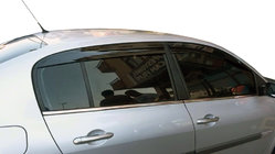 Renault Megane II 2004–2009 Okenní deflektory SD (4 ks, Perflex Sport) fotografie 4