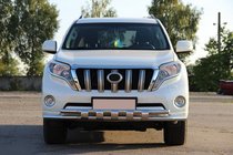 Toyota Land Cruiser Prado 150 2009–2023 Přední ochranný rám ST015 (nerez) fotografie 2