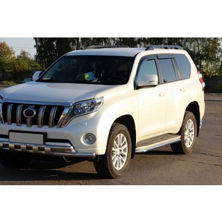 Přední ochranný rám ST015 (nerez) Toyota Land Cruiser Prado 150 2009–2023 fotografie 3