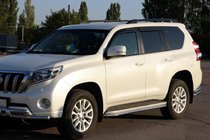 Toyota Land Cruiser Prado 150 2009–2023 Ochrana bočních prahů BB004 (2 ks, nerez) fotografie 3