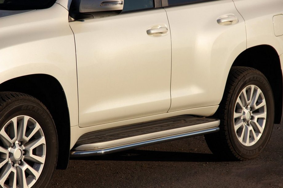 Toyota Land Cruiser Prado 150 2009–2023 Ochrana bočních prahů BB004 (2 ks, nerez) Image