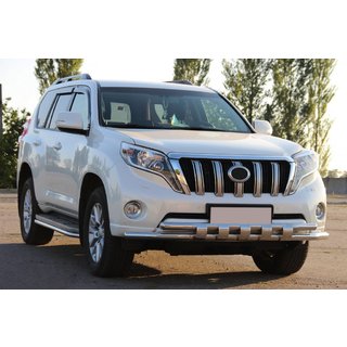 Přední ochranný rám ST015 (nerez) Toyota Land Cruiser Prado 150 2009–2023 fotografie 4