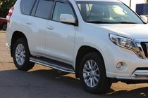 Toyota Land Cruiser Prado 150 2009–2023 Ochrana bočních prahů BB004 (2 ks, nerez) fotografie 4