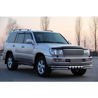 Přední ochranný rám ST015 (nerez) Toyota Land Cruiser 100 1998–2007 fotografie 3