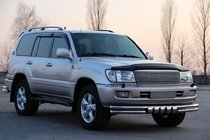 Toyota Land Cruiser 100 1998–2007 Přední ochranný rám ST015 (nerez) fotografie 3