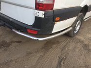 Volkswagen Crafter 2006–2016 Boční trubky za zadním kolem, úhlové (2 ks, nerez) fotografie 2