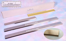 Volkswagen EOS 2006–2011 Nerezové kryty prahů Natanika Standard (2 ks) fotografie 1