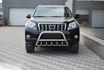 Toyota Land Cruiser Prado 150 2009–2023 Přední ochranný rám WT003 (nerez) fotografie 2