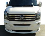 Volkswagen Crafter 2006–2016 Nástavec předního nárazníku 2012↗ (Era rovný, k lakování) fotografie 2