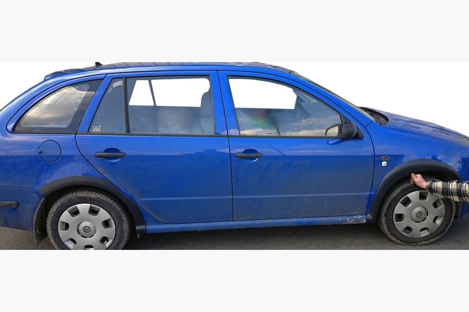Skoda Fabia 2000–2007 Lemy blatníků (sada, černé) Image