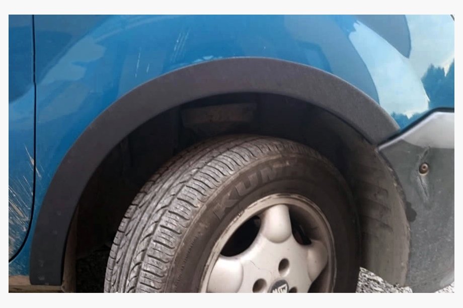 Renault Kangoo 1998–2008 Lemy blatníků (4 ks, černé) Plast Image