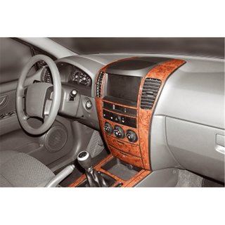 Dekorativní lišty na palubní desku Varianta 1 (2003-2007) Kia Sorento I BL 2002–2009 fotografie 3