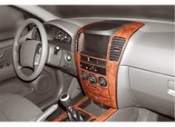 Kia Sorento I BL 2002–2009 Dekorativní lišty na palubní desku Varianta 1 (2003-2007) Hliník fotografie 3