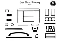 Land Rover Discovery II 1998–2004 Kryty palubní desky fotografie 2