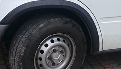 Volkswagen LT 1995–2006 Plastové lemy blatníků (6 ks, černé) fotografie 1