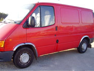 Ford Transit 1991–2000 Nerezové lišty na lemy blatníků (4 ks) fotografie 1