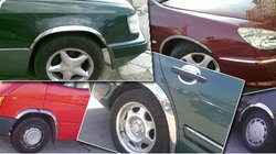 Mazda 2 2003–2007 Nerezové lišty na lemy blatníků (4 ks) fotografie 6