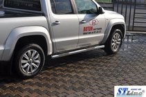 Volkswagen Amarok 2010–2022 Boční nerezové trubky (2 ks) fotografie 3