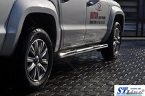 Volkswagen Amarok 2010–2022 Boční nerezové trubky (2 ks) fotografie 5