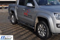 Volkswagen Amarok 2010–2022 Boční nerezové trubky (2 ks) fotografie 7