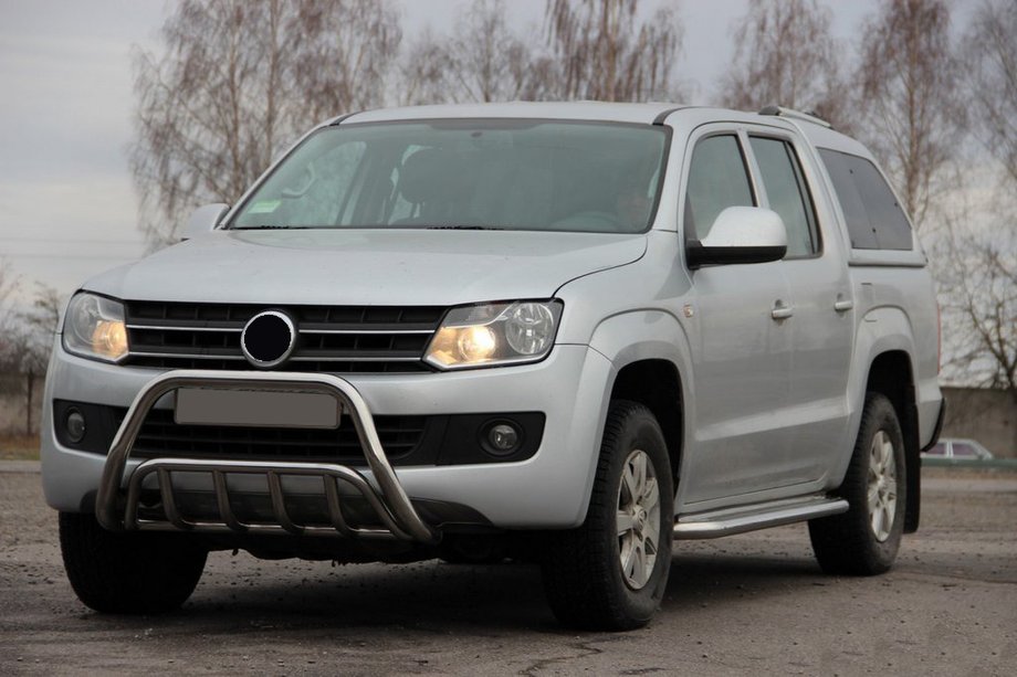 Volkswagen Amarok 2010–2022 Přední ochranný rám (bullbar) WT002 (nerez) Image