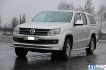 Volkswagen Amarok 2010–2022 Přední ochranný rám ST018-2 (nerez) fotografie 3