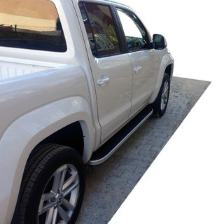 Boční prahy Tayga Grey (2 ks, hliník) Volkswagen Amarok 2010–2022 fotografie 1