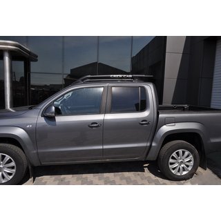 Černé střešní ližiny (s příčníky) Mitsubishi L200 2006–2015 fotografie 3