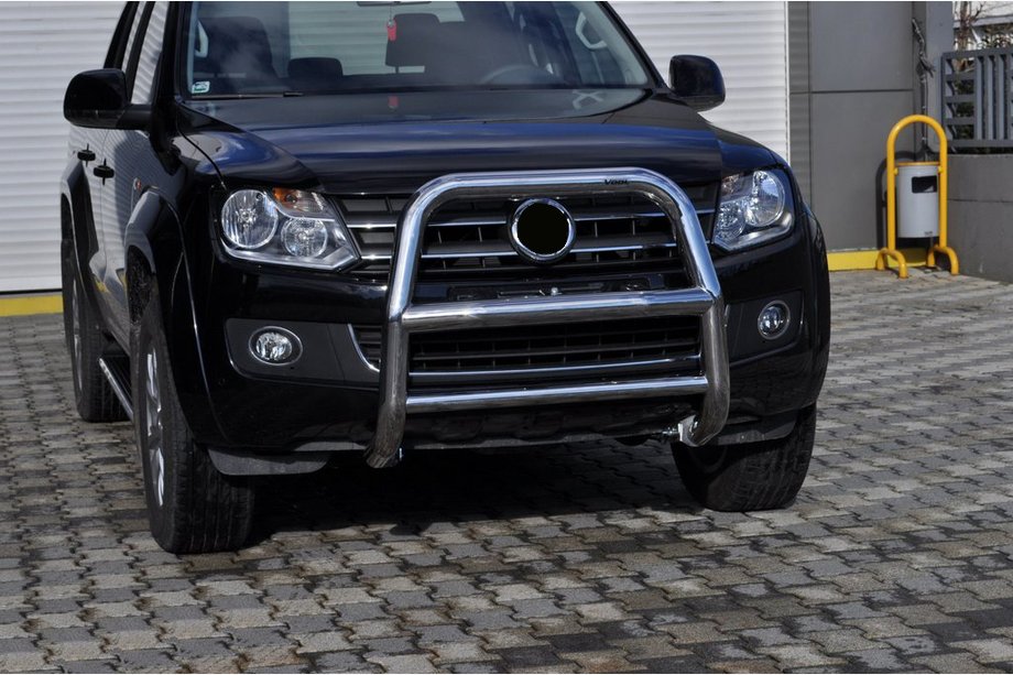 Volkswagen Amarok 2010–2022 Přední ochranný rám VL001 (nerez) Fotografie 2