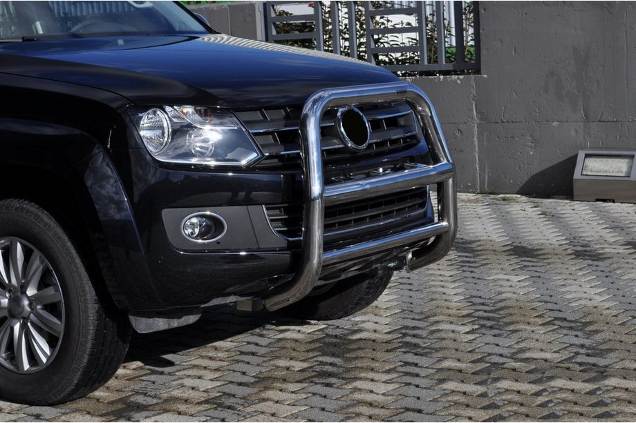 Volkswagen Amarok 2010–2022 Přední ochranný rám VL001 (nerez) Fotografie 3