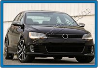 Volkswagen Jetta 2011–2018 Kryty zrcátek pro EU (2 ks, nerez) OmsaLine – italská nerezová ocel fotografie 2