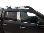 Volkswagen Amarok 2010–2022 Lišty sloupků dveří (6 ks, nerez) fotografie 3