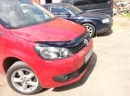Volkswagen Caddy 2010–2015 Deflektor na kapotu (FLY) fotografie 2