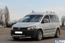 Volkswagen Caddy 2010–2015 Přední ochranná tyč Shark ST015 (nerez) fotografie 2