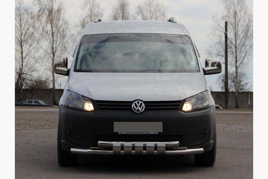 Volkswagen Caddy 2010–2015 Přední ochranná tyč Shark ST015 (nerez) Image