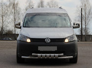 Volkswagen Caddy 2010–2015 Přední ochranná tyč Shark ST015 (nerez) fotografie 1