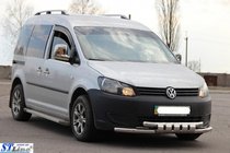 Volkswagen Caddy 2010–2015 Přední ochranná tyč Shark ST015 (nerez) fotografie 3