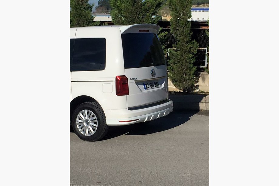 Volkswagen Caddy 2015–2020 Nástavec zadního nárazníku (k lakování) Fotografie 3