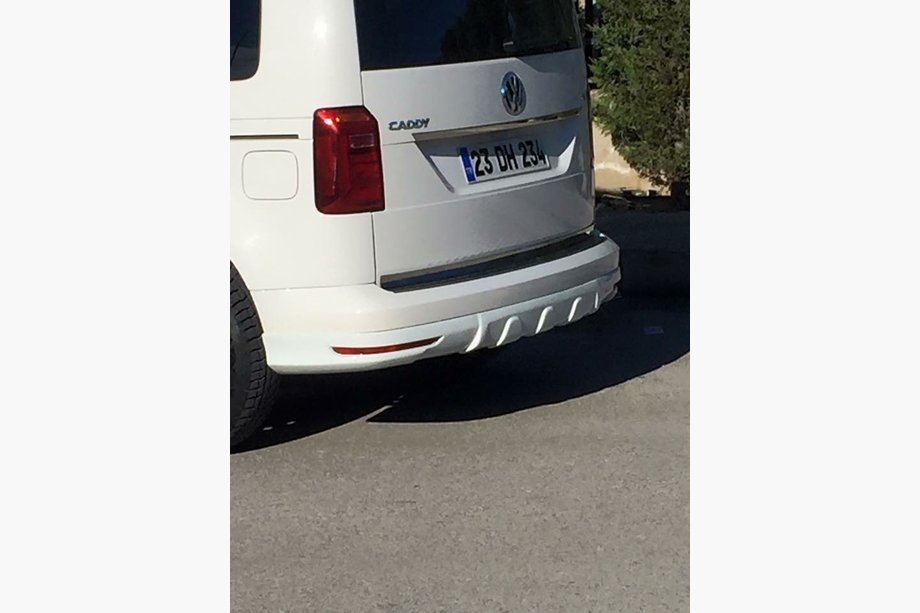 Volkswagen Caddy 2015–2020 Nástavec zadního nárazníku (k lakování) Fotografie 2