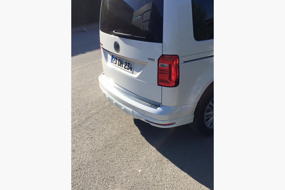 Volkswagen Caddy 2015–2020 Nástavec zadního nárazníku (k lakování) Fotografie 4